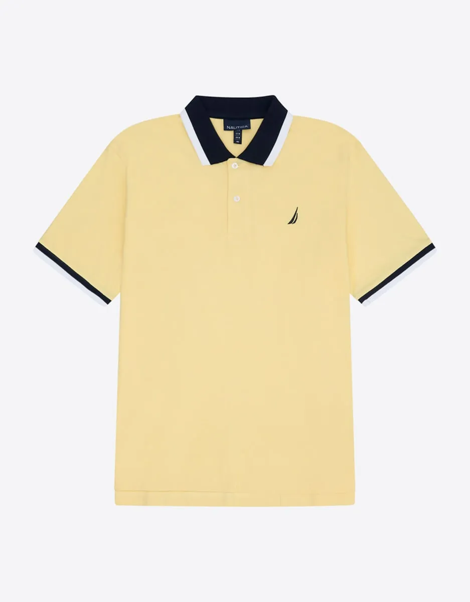 Мужская классическая рубашка поло с коротким рукавом Nautica, жёлтый
Мужская классическая рубашка поло с коротким рукавом Nautica, жёлтый