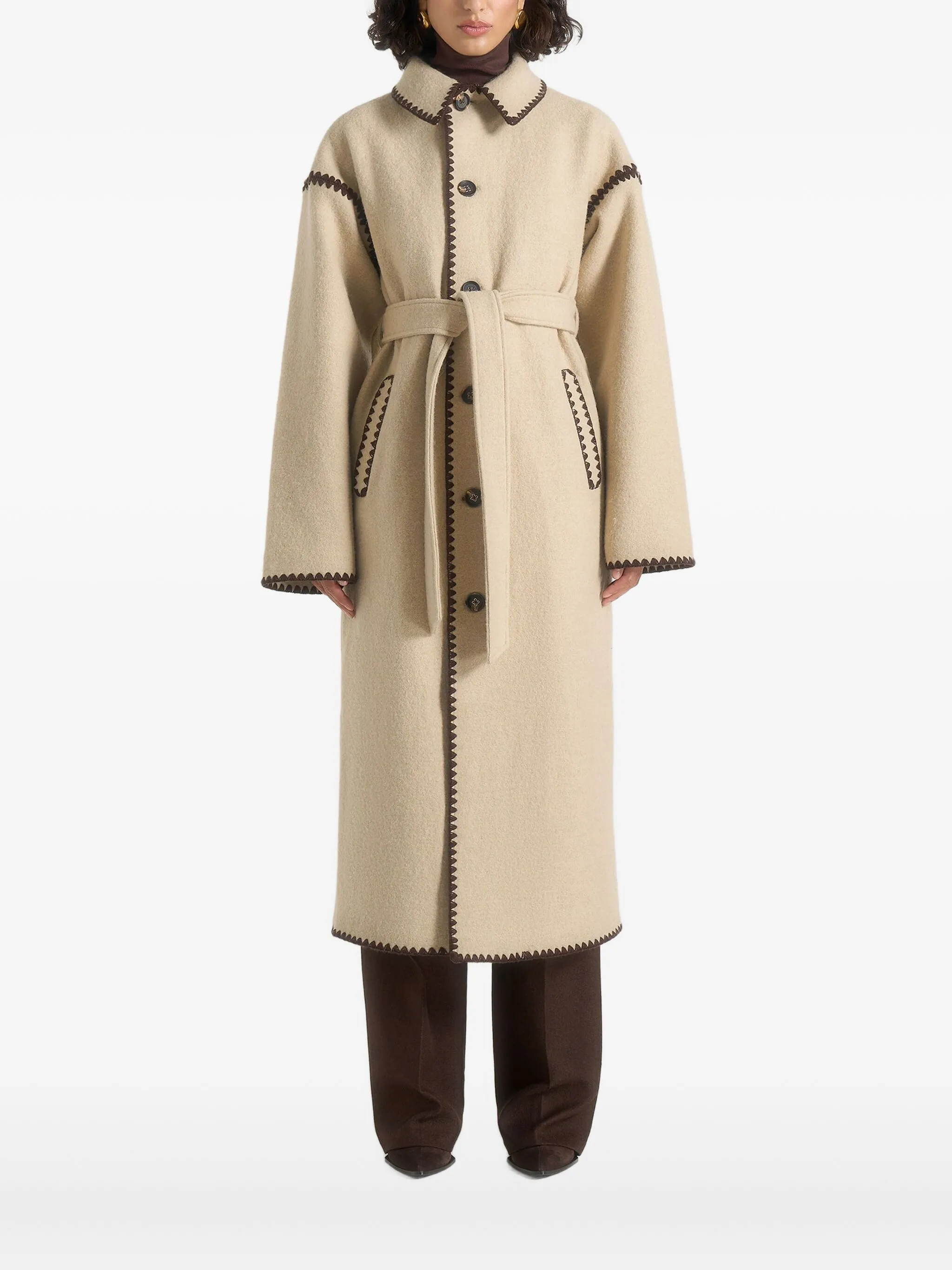 Пальто Elora с поясом Manière De Voir, бежевый
Пальто Elora с поясом Manière De Voir, бежевый