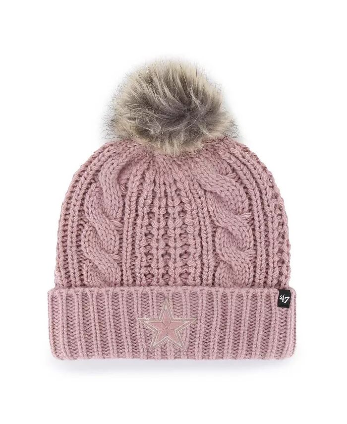 Женская вязаная шапка Dusty Rose Dallas Cowboys Meeko с манжетами и помпоном '47 Brand
Женская вязаная шапка Dusty Rose Dallas Cowboys Meeko с манжетами и помпоном '47 Brand