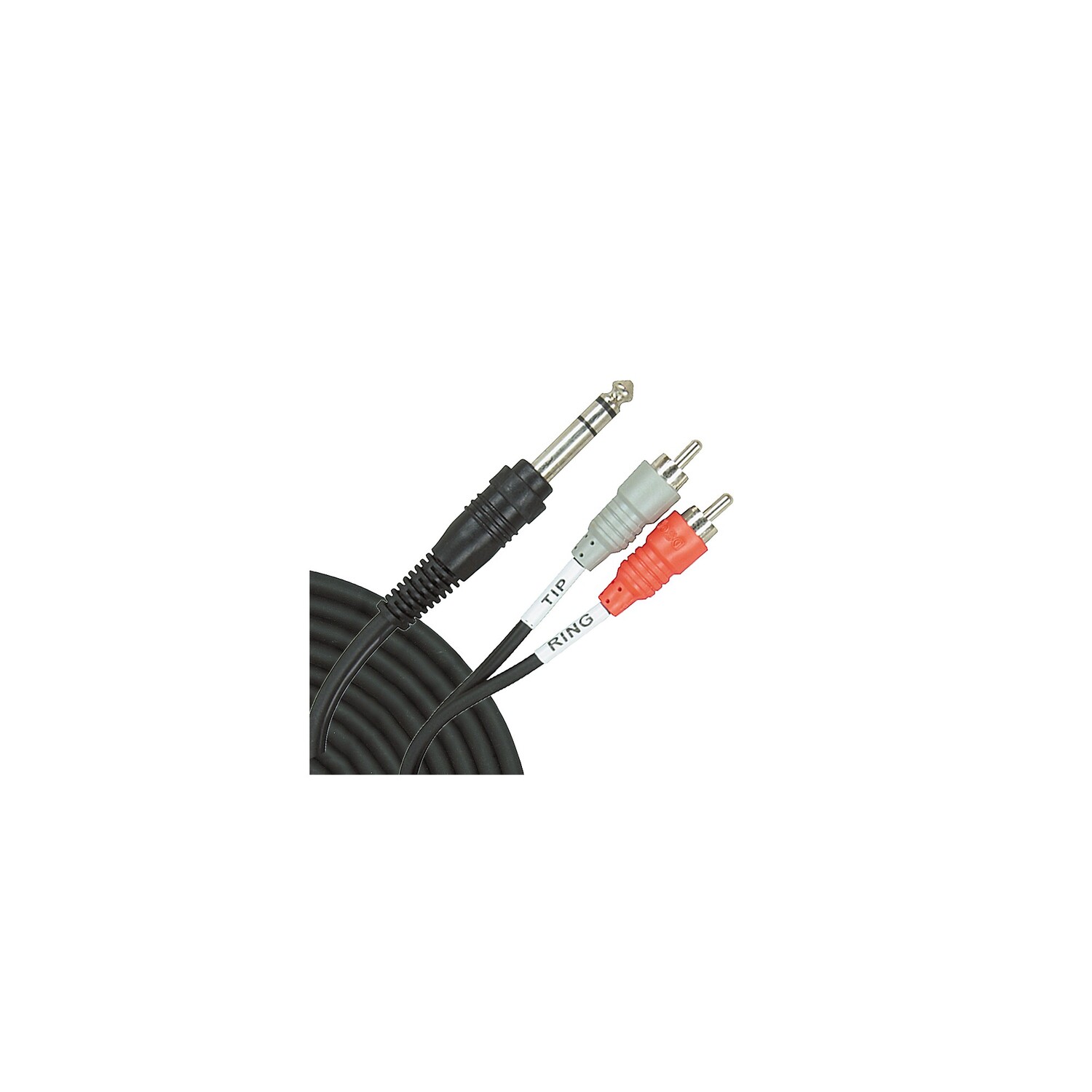 Hosa TRS-201 Стерео кабель с разъемом TRS 1/4 дюйма на двойной разъем RCA, длина 3,3 фута.
Hosa TRS-201 Стерео кабель с разъемом TRS 1/4 дюйма на двойной разъем RCA, длина 3,3 фута.