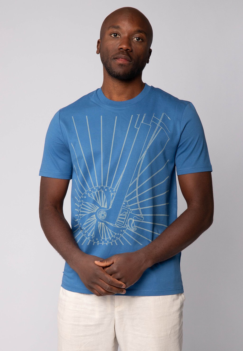 Футболка с принтом FAHRRADSPEICHEN watapparel, светло-голубой
Футболка с принтом FAHRRADSPEICHEN watapparel, светло-голубой