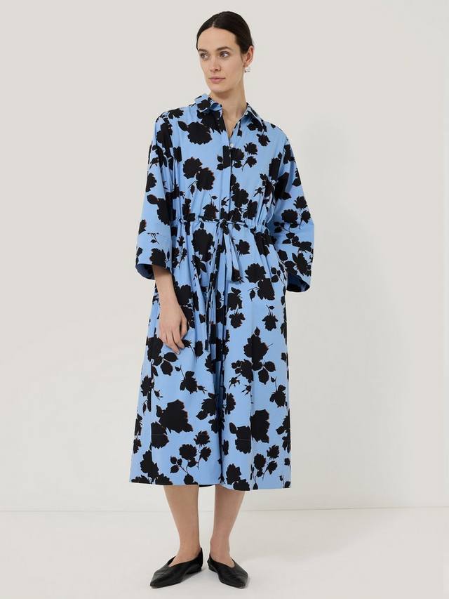 Платье-рубашка монохромного силуэта Jigsaw, синий
Платье-рубашка монохромного силуэта Jigsaw, синий