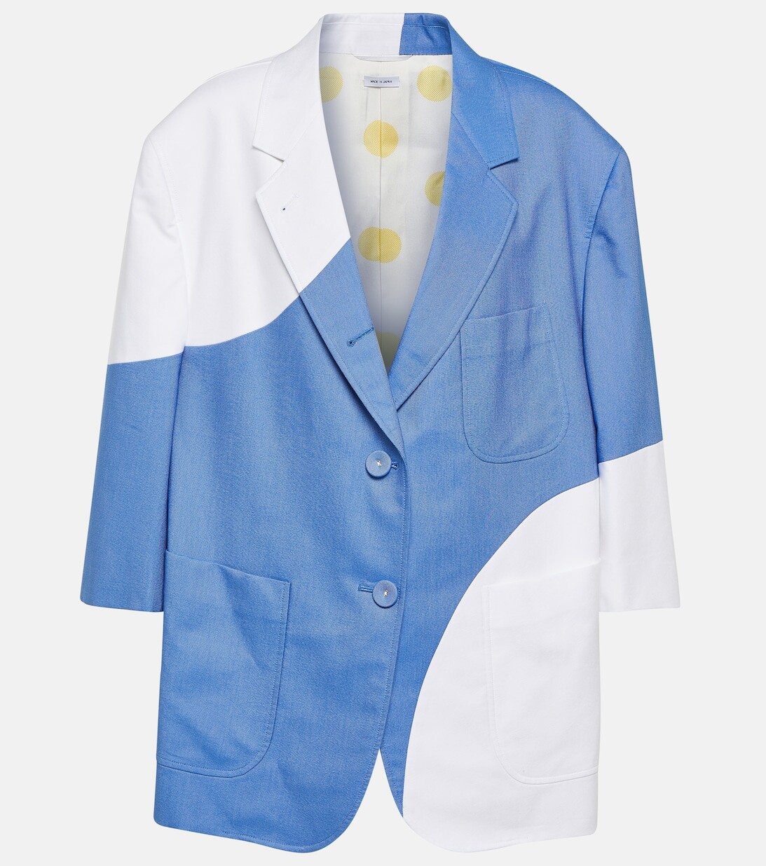 Пиджак оверсайз из хлопка в горошек THOM BROWNE, разноцветный
Пиджак оверсайз из хлопка в горошек THOM BROWNE, разноцветный