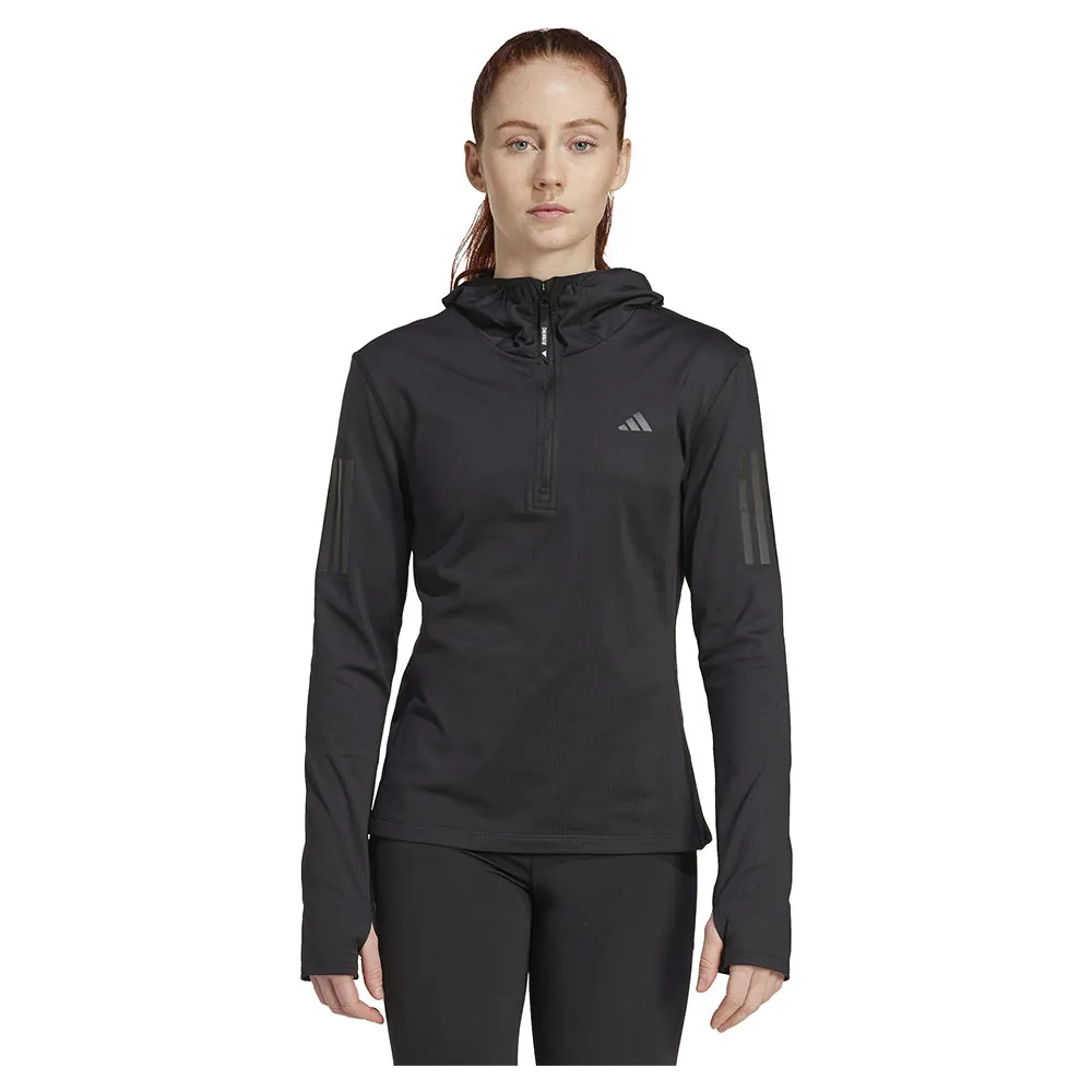 Худи adidas Own The Run Winterized, черный 
Худи adidas Own The Run Winterized, черный