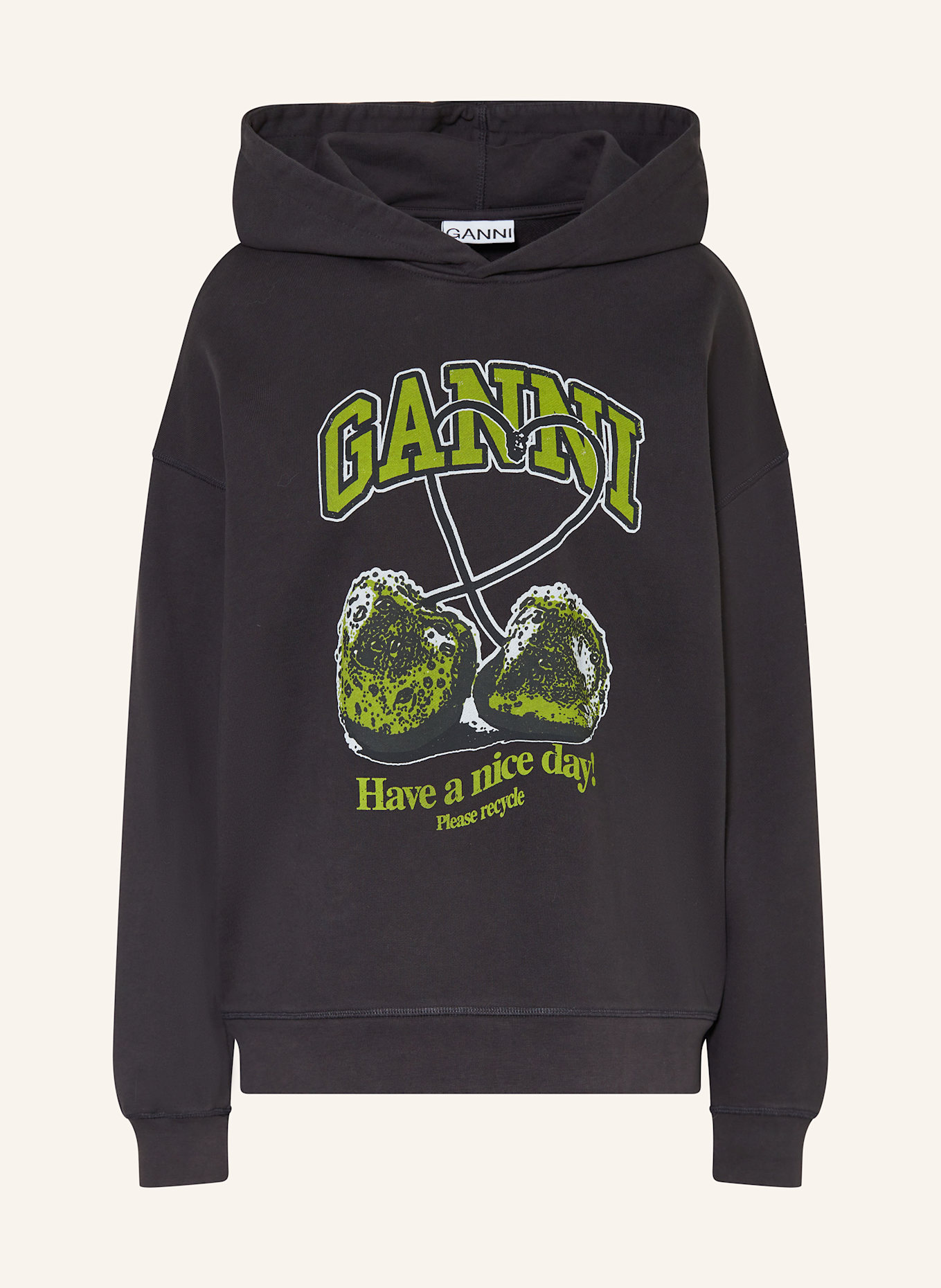 Толстовка свободного покроя isoli Ganni, серый
Толстовка свободного покроя isoli Ganni, серый