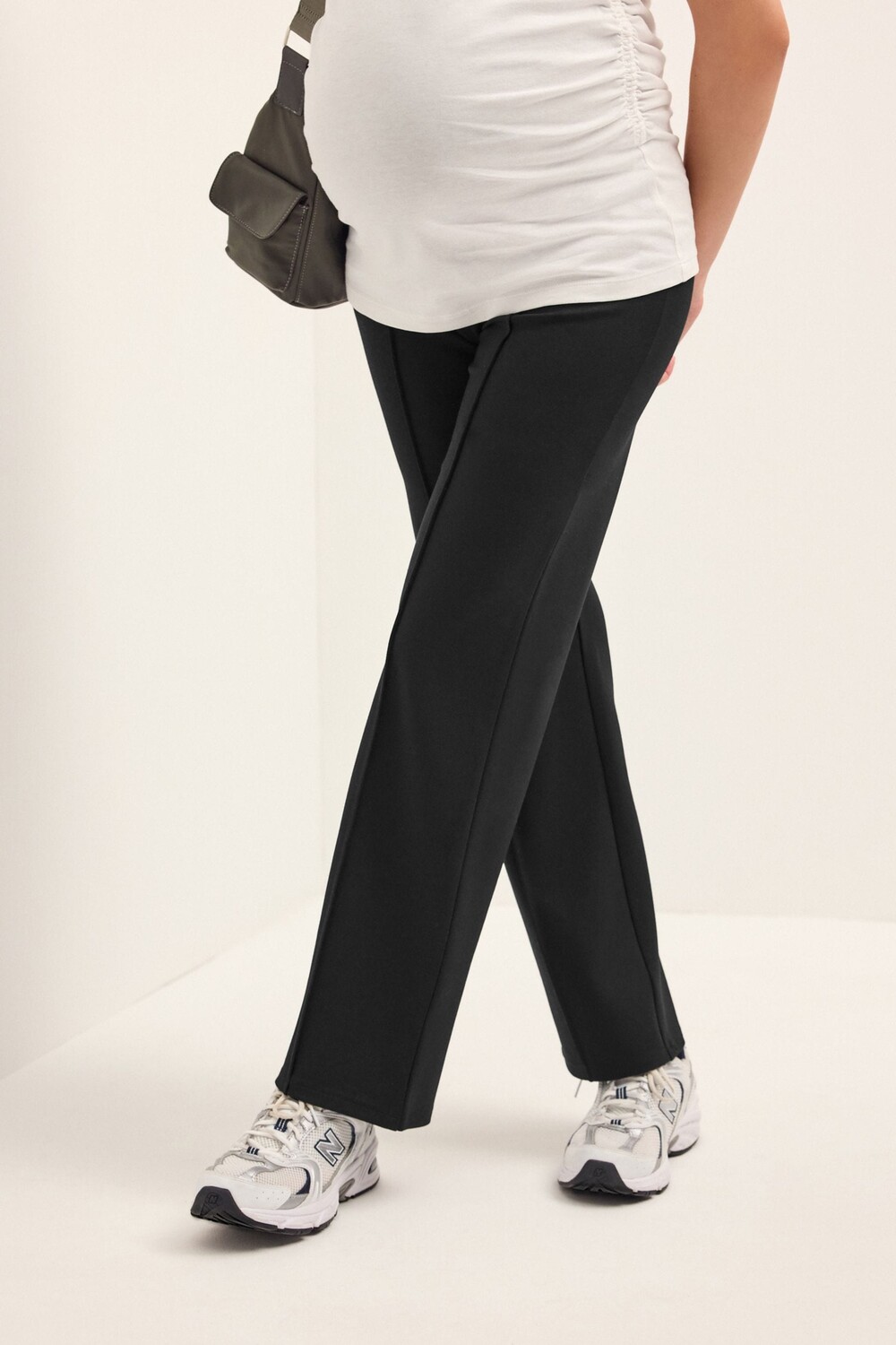 Брюки понте прямого кроя для беременных Next, черный
Брюки понте прямого кроя для беременных Next, черный