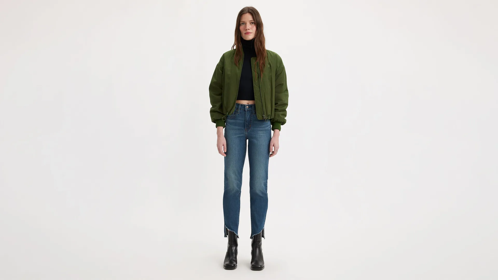 724 узкие прямые укороченные женские джинсы с высокой посадкой Levi's, цвет For Sure - Dark Wash
724 узкие прямые укороченные женские джинсы с высокой посадкой Levi's, цвет For Sure - Dark Wash