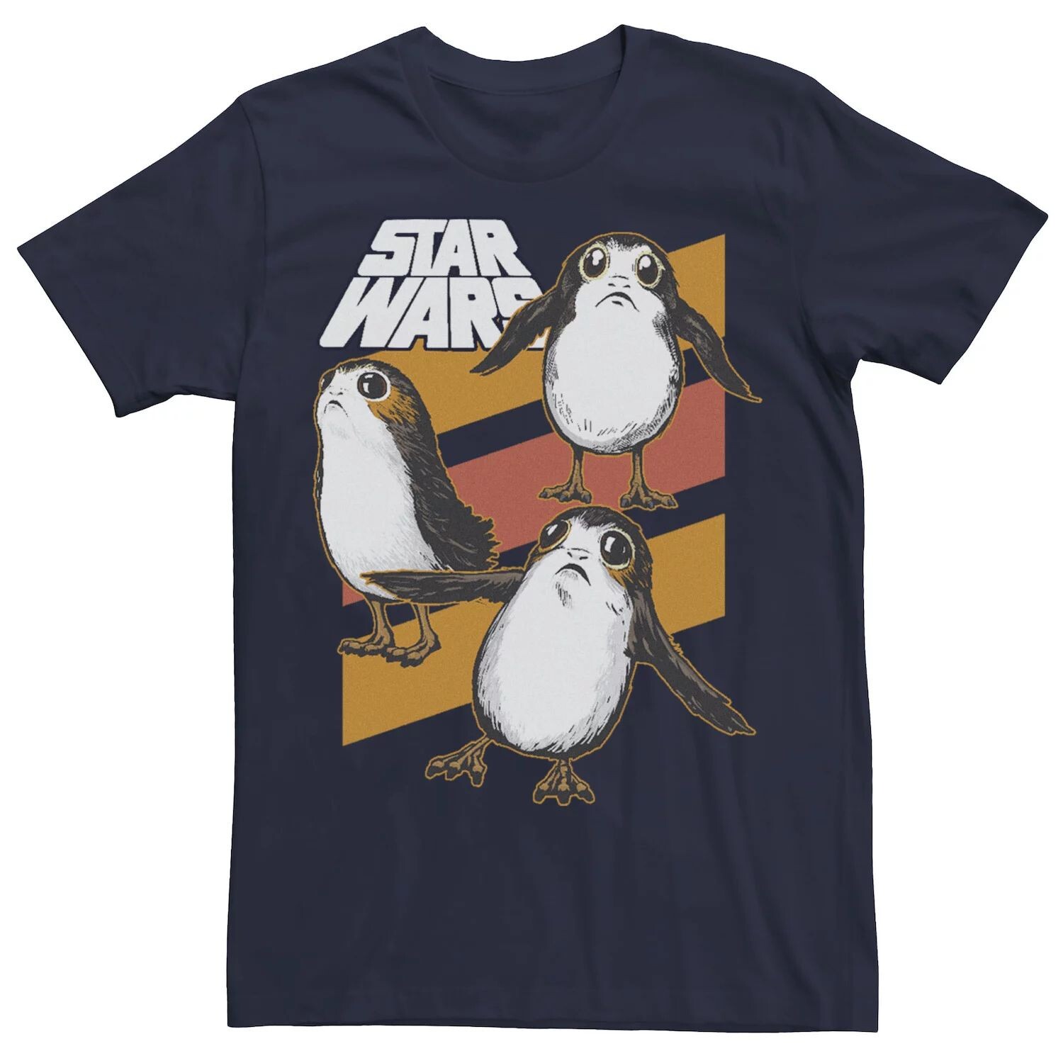 Мужская футболка с логотипом Last Jedi Retro Porg и портретом Star Wars 
Мужская футболка с логотипом Last Jedi Retro Porg и портретом Star Wars
