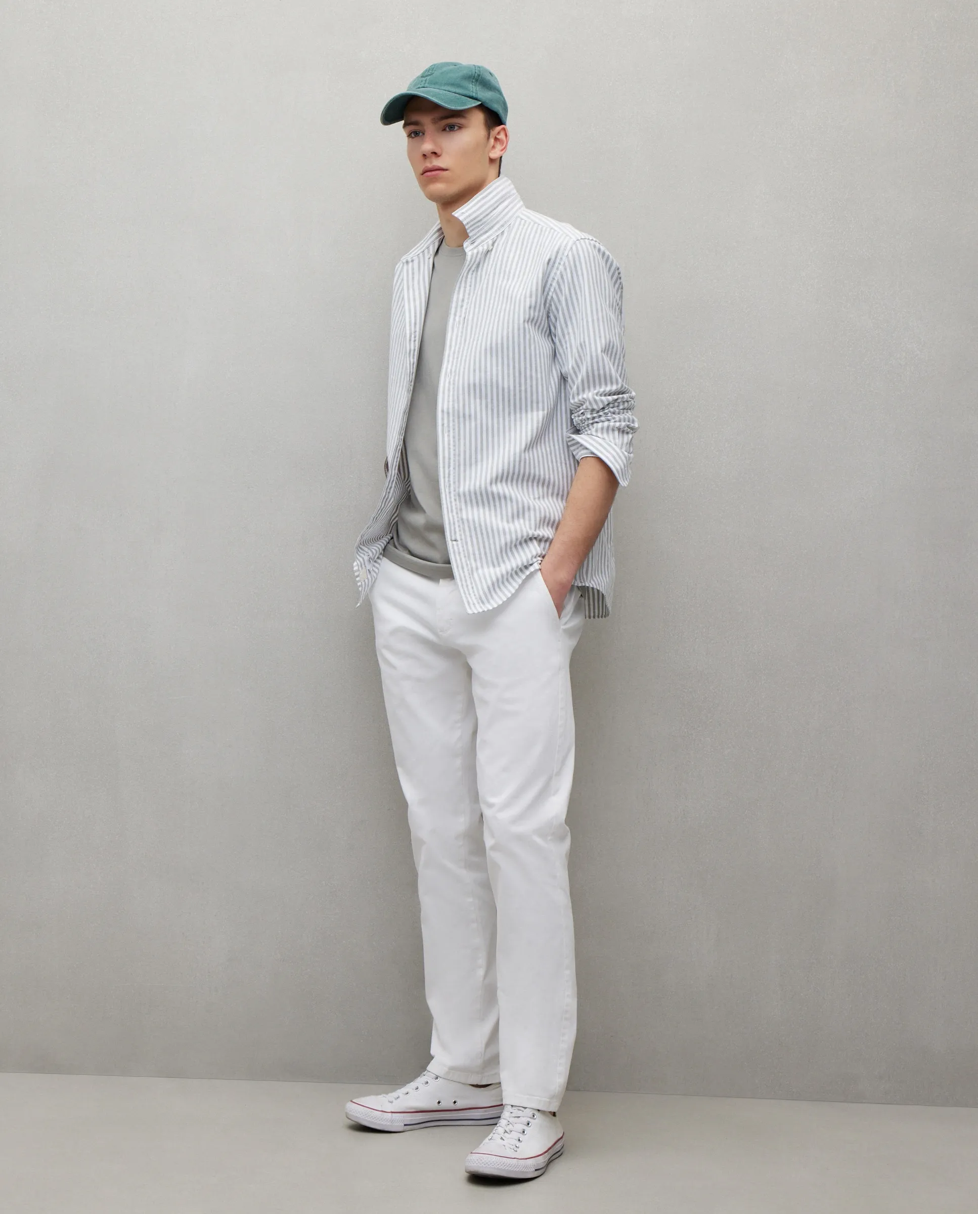 Мужские чинос облегающие стрейч Easy Wear, белый
Мужские чинос облегающие стрейч Easy Wear, белый