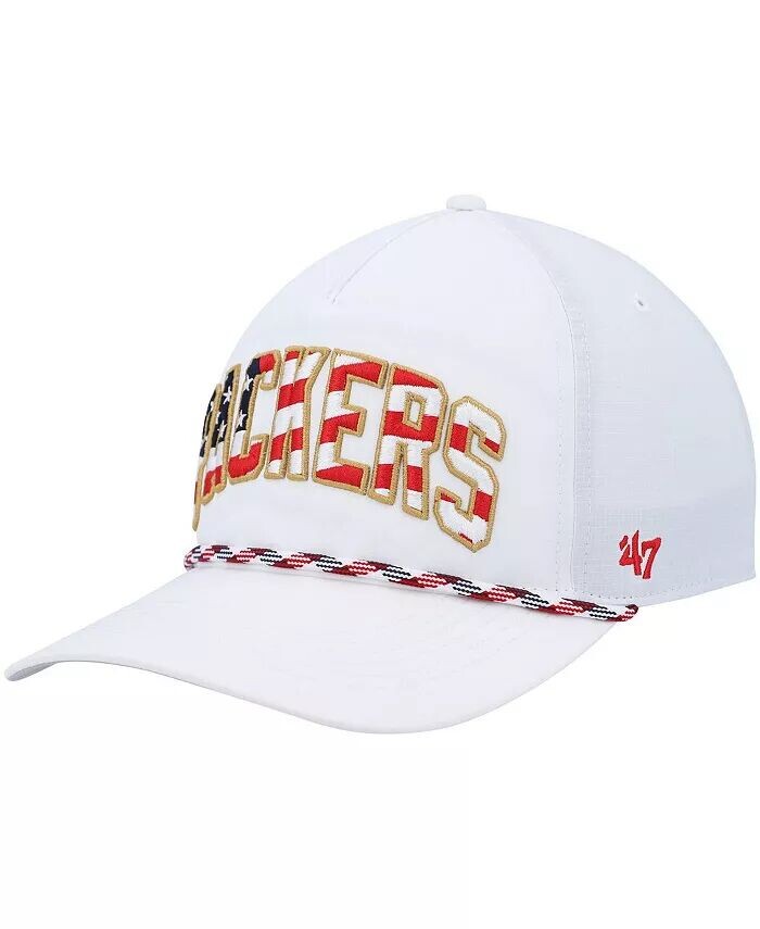 Мужская белая регулируемая кепка Green Bay Packers Hitch Stars and Stripes Trucker '47 Brand, белый
Мужская белая регулируемая кепка Green Bay Packers Hitch Stars and Stripes Trucker '47 Brand, белый