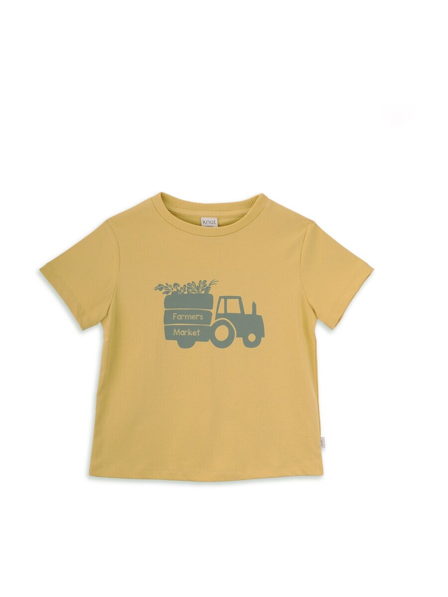 Футболка KNOT Farmers Market, цвет Saffron 
Футболка KNOT Farmers Market, цвет Saffron