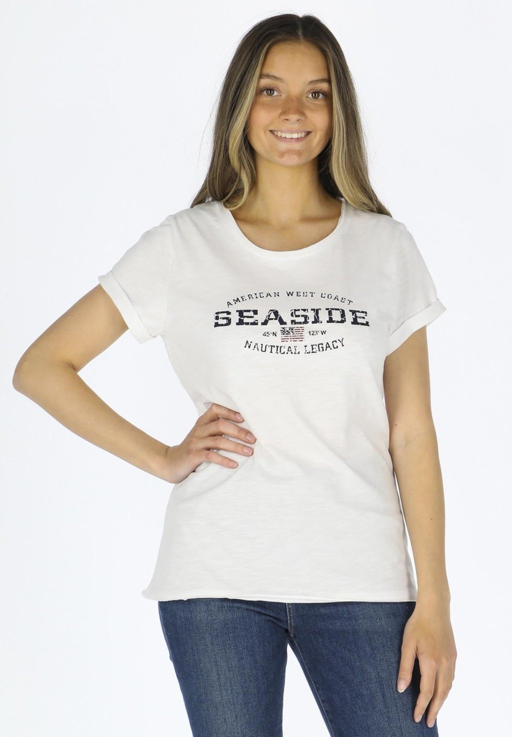 Футболка с принтом NAUTICAL Seaside, белый
Футболка с принтом NAUTICAL Seaside, белый