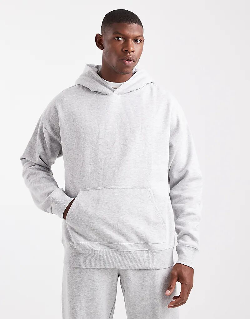 Толстовка New Look оверсайз серого меланжевого цвета плотностью 300 г/м²
Толстовка New Look оверсайз серого меланжевого цвета плотностью 300 г/м²