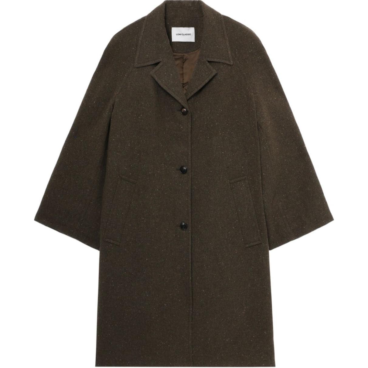 Однобортное пальто LOW CLASSIC, хаки
Однобортное пальто LOW CLASSIC, хаки