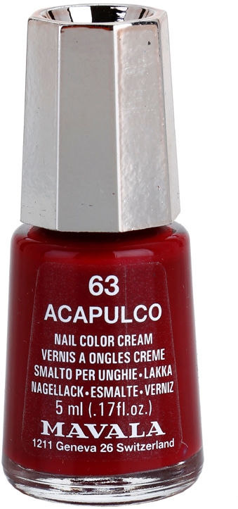 Лак для ногтей Mavala, atspalvis 63 acapulco 5 мл
Лак для ногтей Mavala, atspalvis 63 acapulco 5 мл