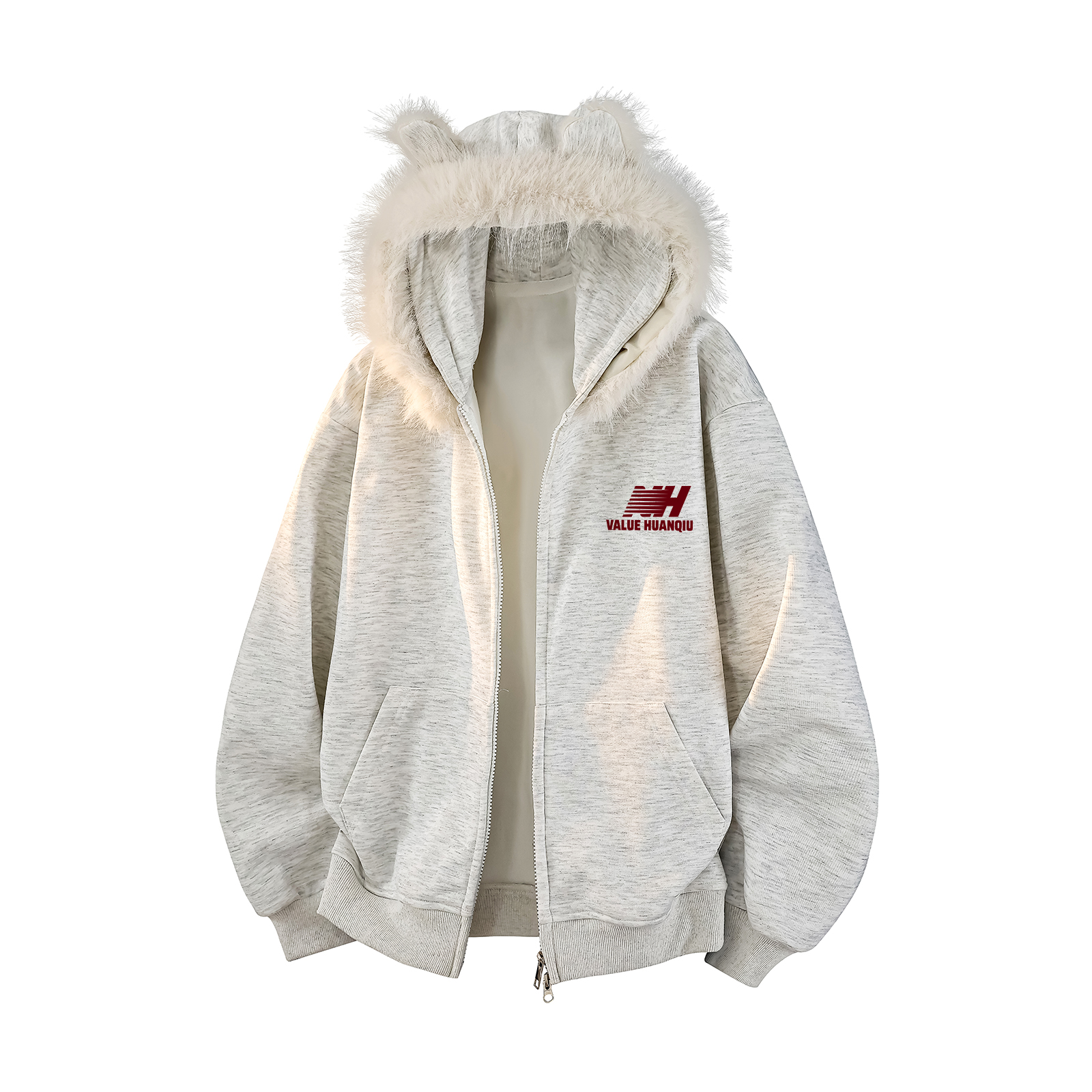 Толстовка Unisex Hooded Moderate Cardigan HUANQIU, светло-серый (темно-красный)
Толстовка Unisex Hooded Moderate Cardigan HUANQIU, светло-серый (темно-красный)