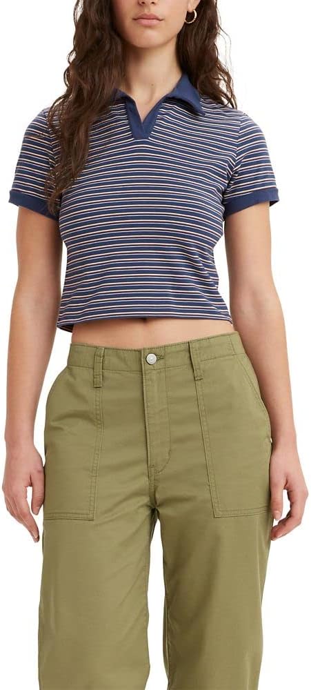 Женская укороченная футболка-поло Levi's Bonnie, Fennel Sargasso Sea
Женская укороченная футболка-поло Levi's Bonnie, Fennel Sargasso Sea