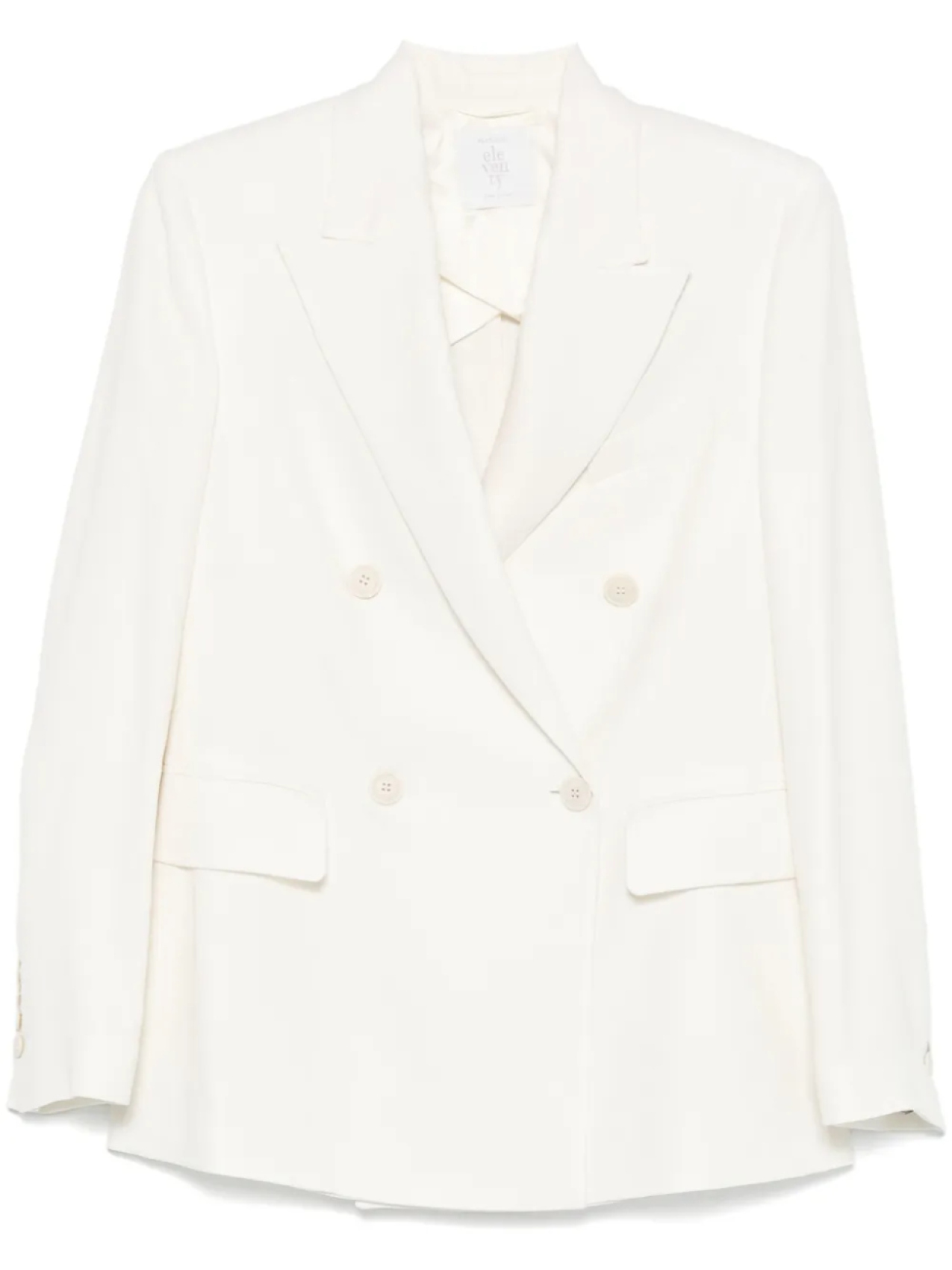 Eleventy двубортный блейзер, белый
Eleventy двубортный блейзер, белый