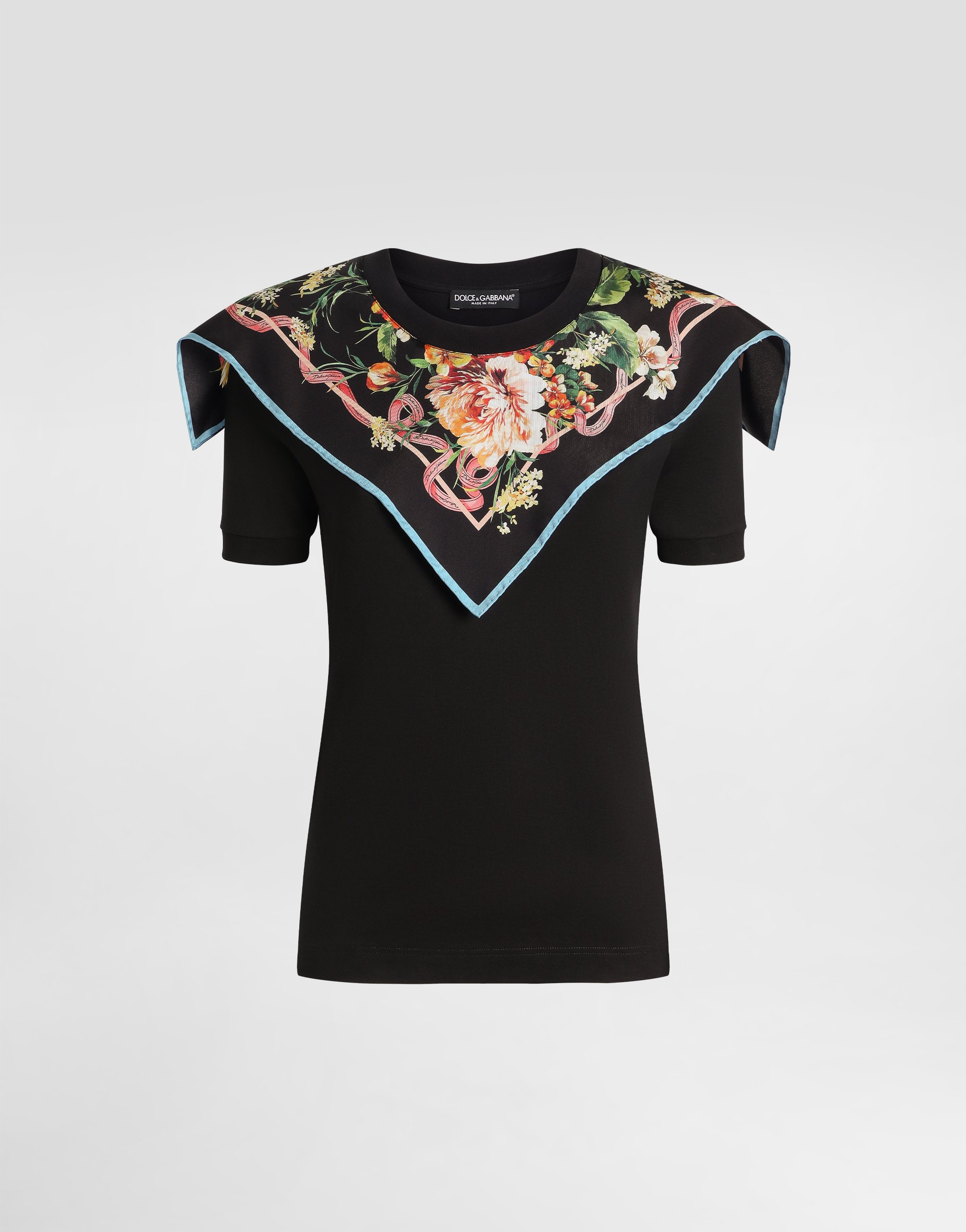 Футболка с короткими рукавами с платком Dolce & Gabbana, черный
Футболка с короткими рукавами с платком Dolce & Gabbana, черный