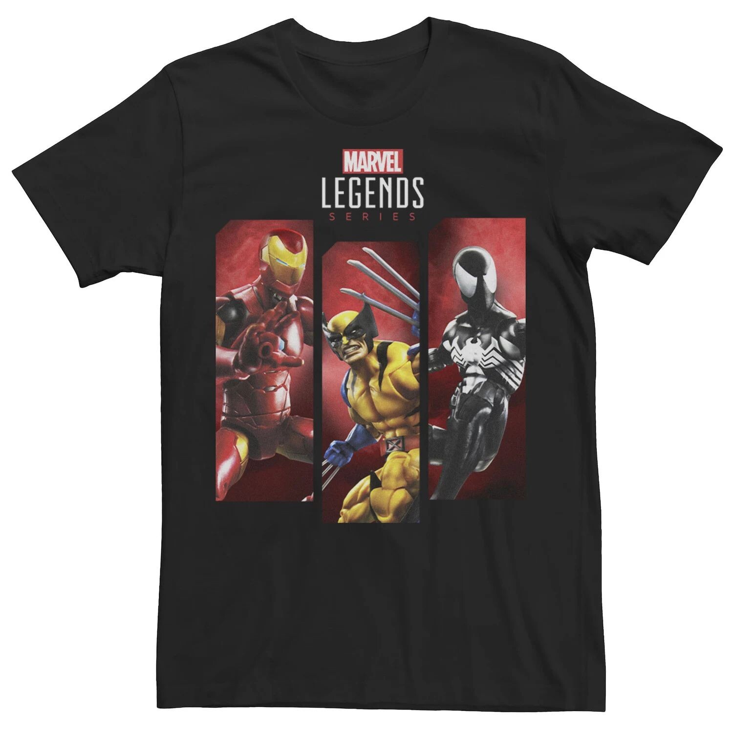 Мужская футболка Legends Series Iron Man Wolverine Spider-Man Box Up с графическим рисунком Marvel
Мужская футболка Legends Series Iron Man Wolverine Spider-Man Box Up с графическим рисунком Marvel