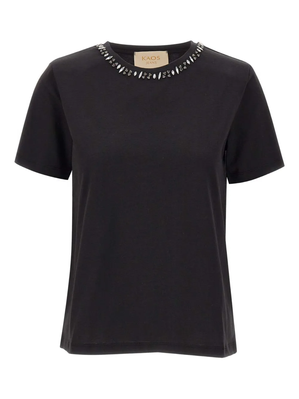Футболка с кристаллами Kaos, черный
Футболка с кристаллами Kaos, черный