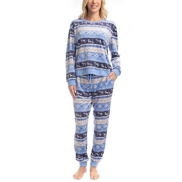 Женский комплект пижамы из шелкового велюра в горном стиле Muk Luks, Snow Dot
Женский комплект пижамы из шелкового велюра в горном стиле Muk Luks, Snow Dot