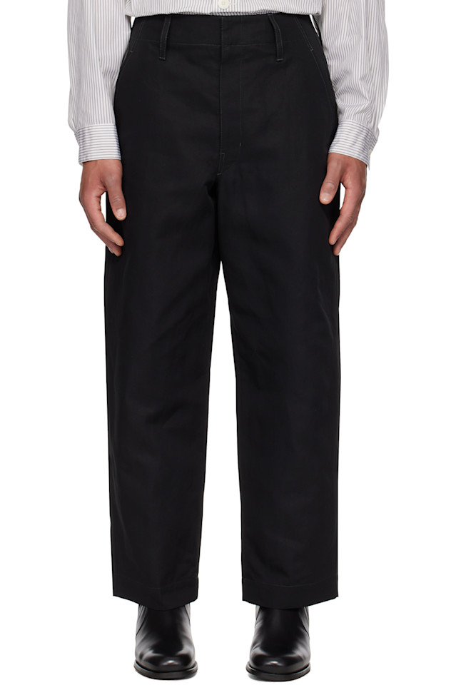 Большие чинос Lemaire, черный
Большие чинос Lemaire, черный