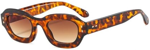 Модные солнцезащитные очки MTZJH, ретро-стиль, форма многоугольник/квадрат, декор заклепками, цвет сине-зеленый/градиент Leopard Tea, защита UV400, для женщин и мужчин
Модные солнцезащитные очки MTZJH, ретро-стиль, форма многоугольник/квадрат, декор заклепками, цвет сине-зеленый/градиент Leopard Tea, защита UV400, для женщин и мужчин