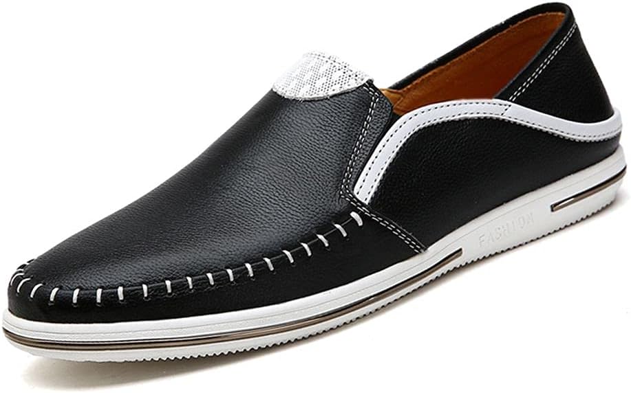 Мужские лоферы из натуральной кожи, модные повседневные мягкие летние слипоны Mitvr, черный
Мужские лоферы из натуральной кожи, модные повседневные мягкие летние слипоны Mitvr, черный