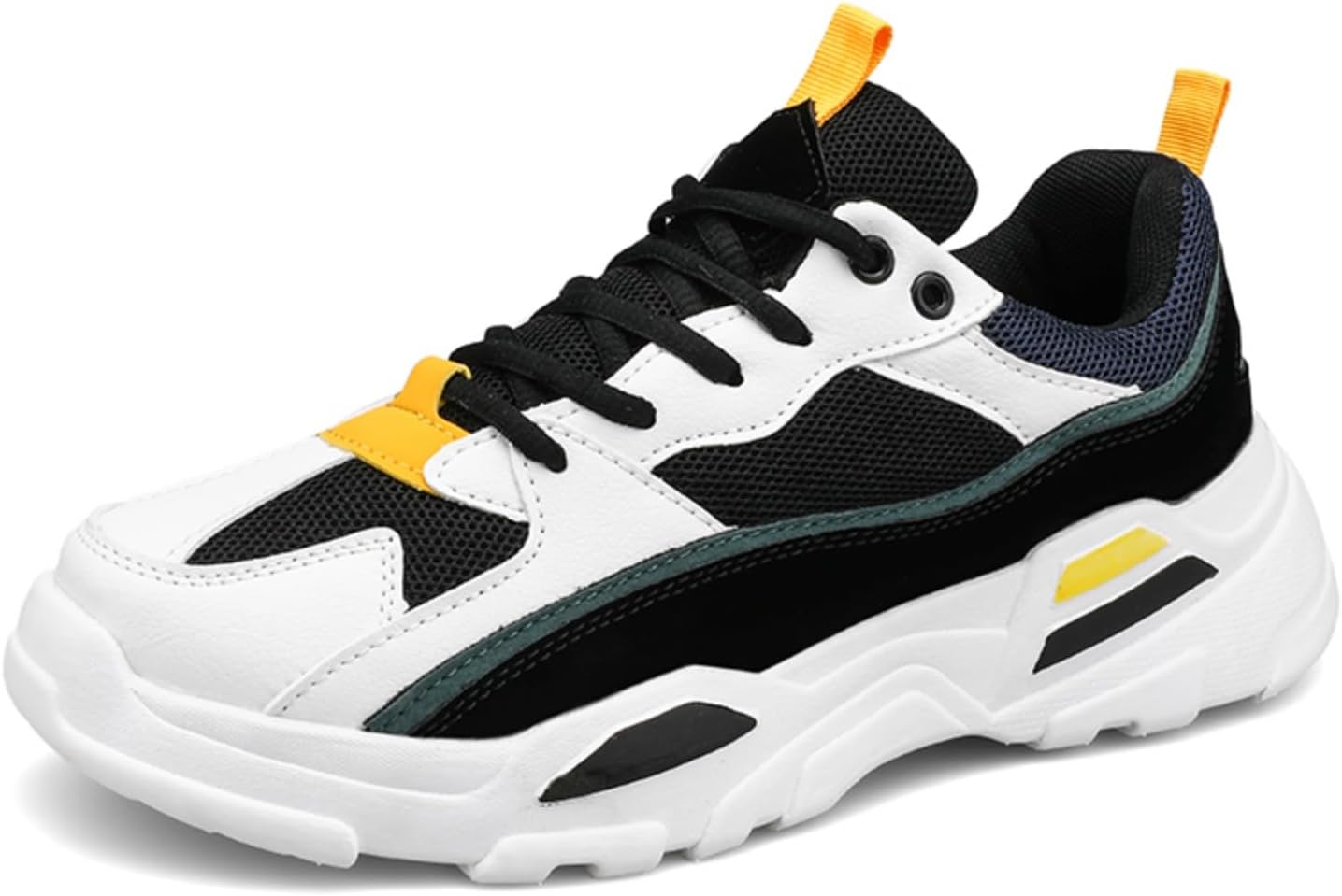 Мужские спортивные кроссовки с дышащим верхом из сетки, ярким цветным дизайном, легкие, с мягкой амортизацией, для повседневной ходьбы, спорта и ежедневной носки Kelibasi, черный
Мужские спортивные кроссовки с дышащим верхом из сетки, ярким цветным дизайном, легкие, с мягкой амортизацией, для повседневной ходьбы, спорта и ежедневной носки Kelibasi, черный