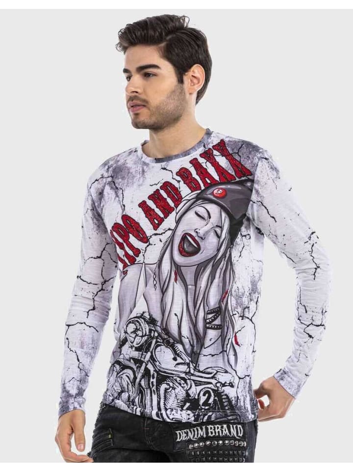 Толстовка Cipo & Baxx, белый
Толстовка Cipo & Baxx, белый