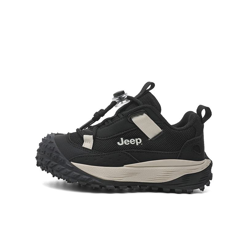 Детские кроссовки для бега, устойчивые к истиранию, легкие, амортизирующие, нескользящие, с низким верхом Jeep, черный 
Детские кроссовки для бега, устойчивые к истиранию, легкие, амортизирующие, нескользящие, с низким верхом Jeep, черный