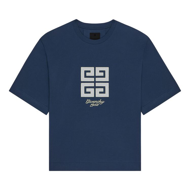 Футболка Givenchy New Studio Fit T-Shirt Medium Blue, синий 
Футболка Givenchy New Studio Fit T-Shirt Medium Blue, синий