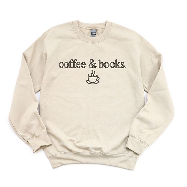 Вышитая кофейная графика с книгами - женский свитшот Simply Sage Market, Dust
Вышитая кофейная графика с книгами - женский свитшот Simply Sage Market, Dust