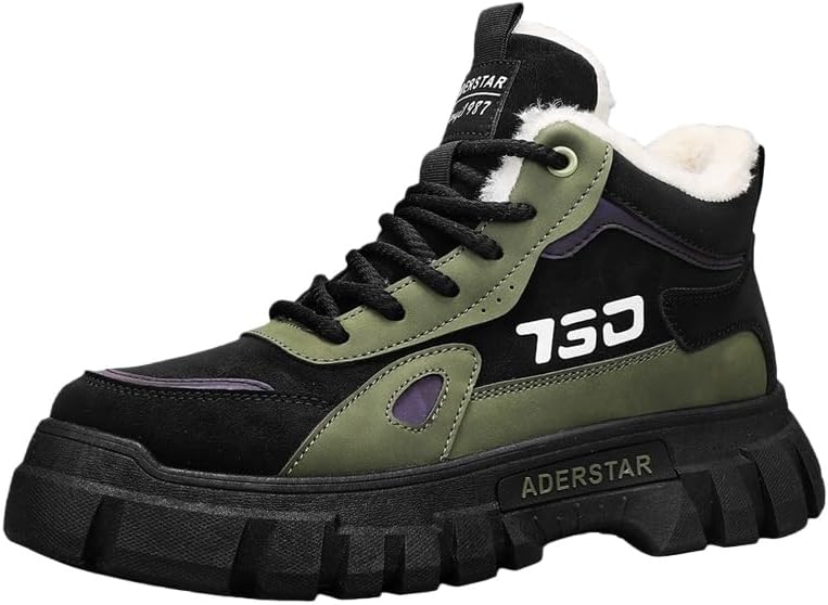 Мужские высокие теплые ботинки Clolinde Winter с толстыми подошвами. Внутри они удобные и сохраняют тепло. Они могут защитить от холода и подходят для использования на улице, черный/зеленый
Мужские высокие теплые ботинки Clolinde Winter с толстыми подошвами. Внутри они удобные и сохраняют тепло. Они могут защитить от холода и подходят для использования на улице, черный/зеленый