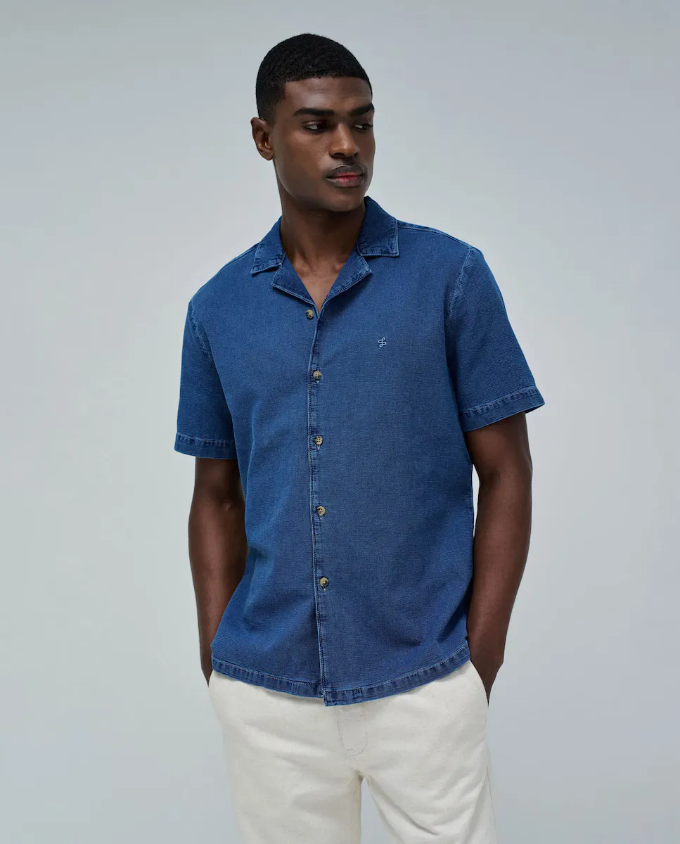 Обычная мужская рубашка из льняной смеси Salsa Jeans, синий
Обычная мужская рубашка из льняной смеси Salsa Jeans, синий