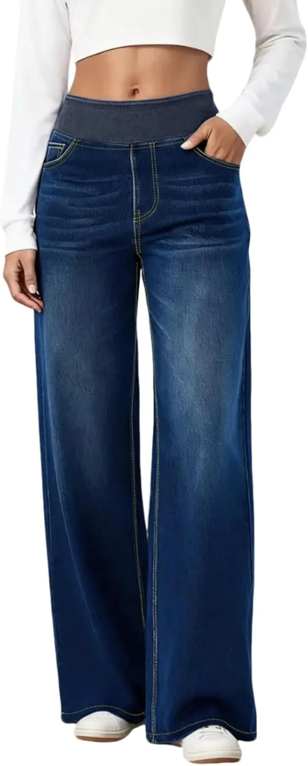 Cuyulitcik Plus Size для женщин прямые джинсы Blue Stretch с пуговицами QERINTE
Cuyulitcik Plus Size для женщин прямые джинсы Blue Stretch с пуговицами QERINTE