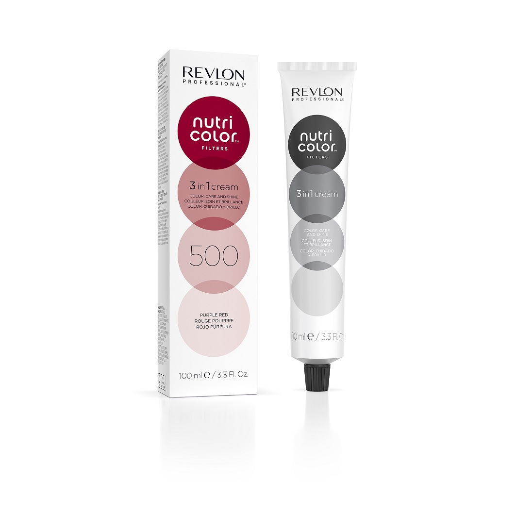 Краска для волос nutri color 3 in 1 cream nr. 500 Revlon Professional, 500 - purple red, объем 100 мл
Краска для волос nutri color 3 in 1 cream nr. 500 Revlon Professional, 500 - purple red, объем 100 мл