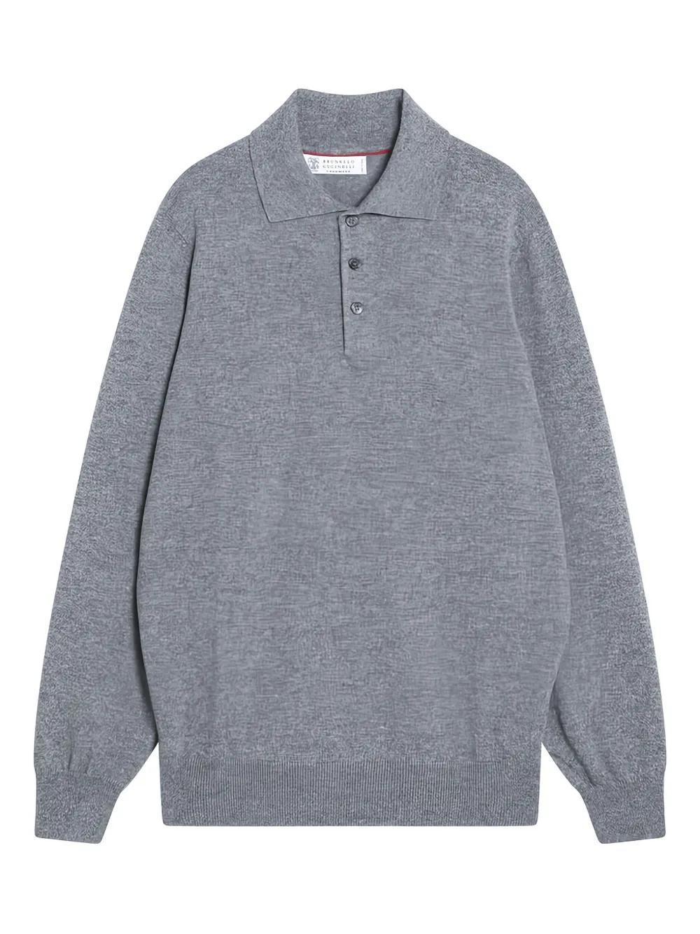 Рубашка поло с длинными рукавами Brunello Cucinelli, серый
Рубашка поло с длинными рукавами Brunello Cucinelli, серый
