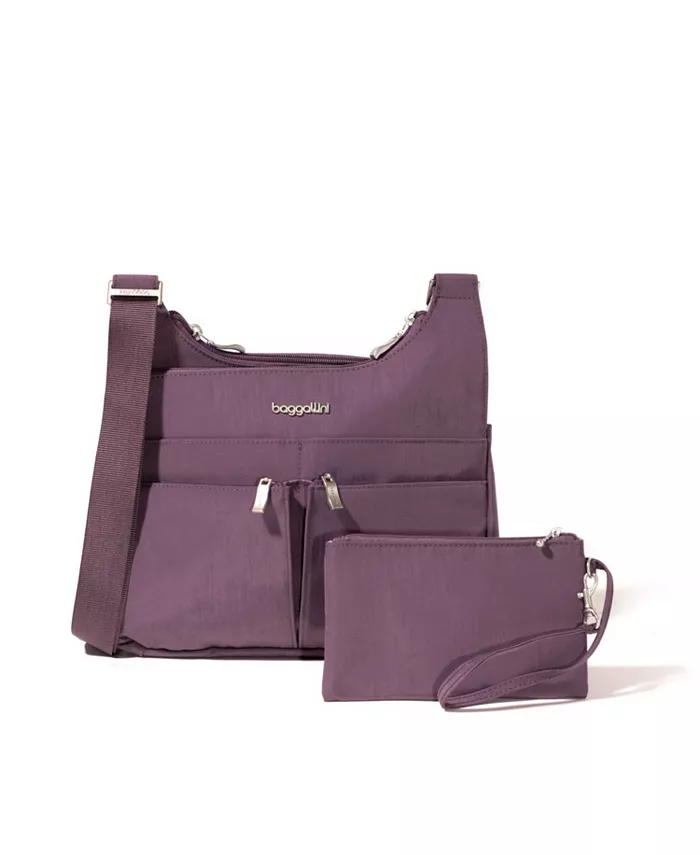 Кросс-боди сумка Baggallini, фиолетовый
Кросс-боди сумка Baggallini, фиолетовый