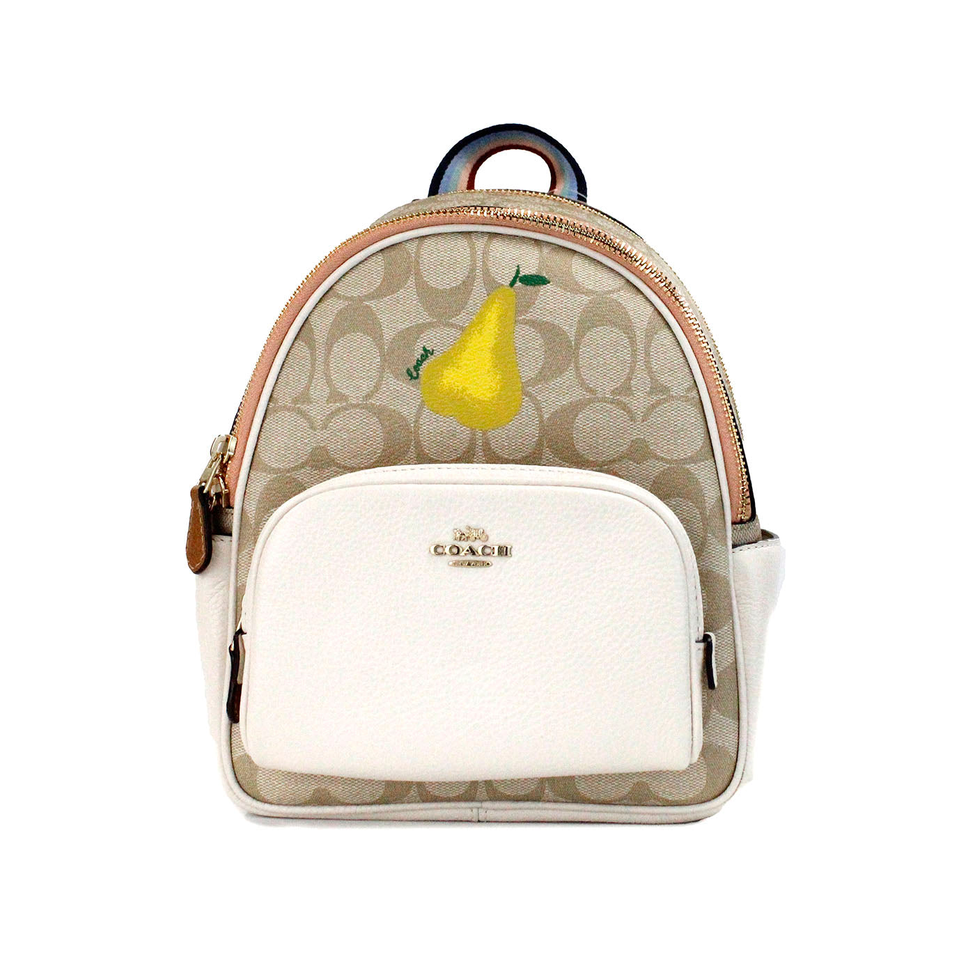 Рюкзак COACH Mini Court Signature Pear Motif через плечо Bookbag Bag Chalk Womens Taffy, цвет multi
Рюкзак COACH Mini Court Signature Pear Motif через плечо Bookbag Bag Chalk Womens Taffy, цвет multi