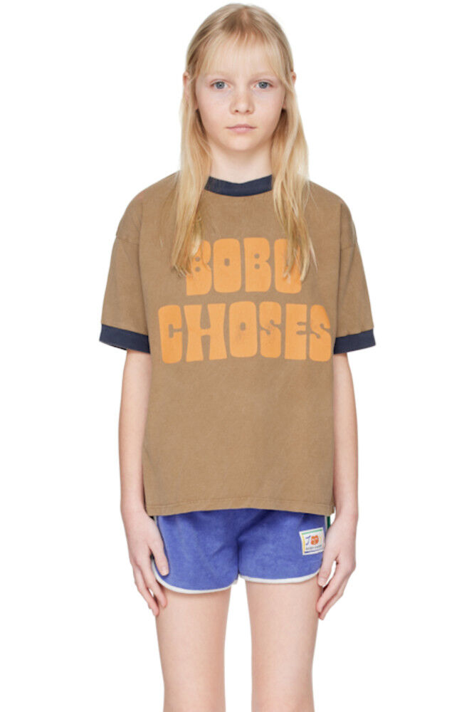 Детская коричневая футболка «Bobo Choses»
Детская коричневая футболка «Bobo Choses»