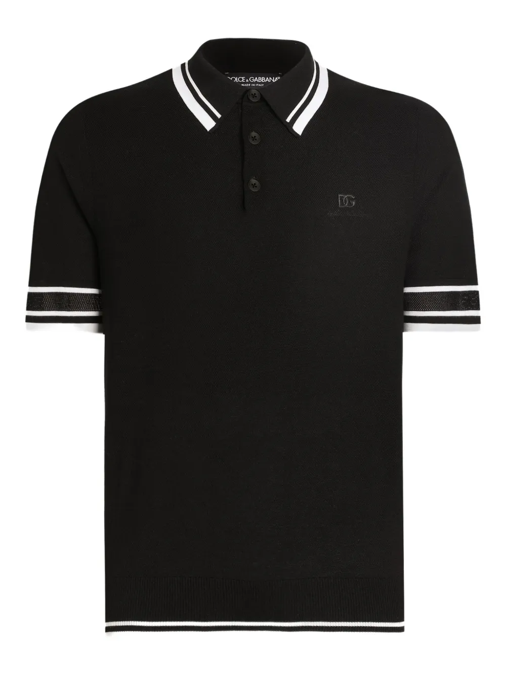 Рубашка-поло с контрастной отделкой DOLCE & GABBANA, черный
Рубашка-поло с контрастной отделкой DOLCE & GABBANA, черный