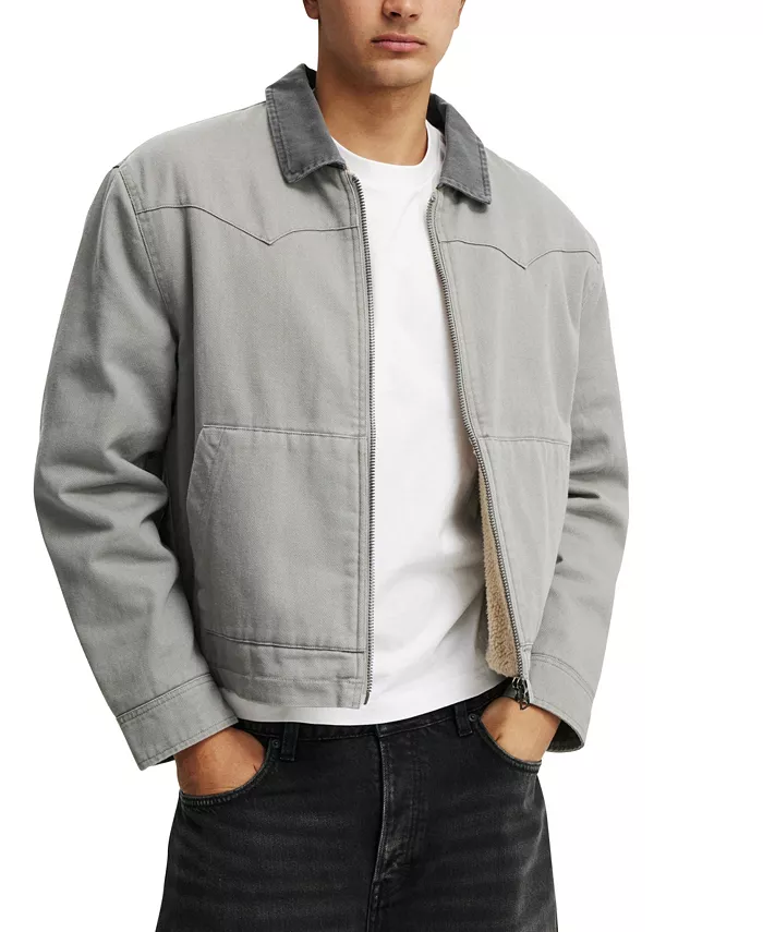 Мужская свободная куртка Carpenter Jacket COTTON ON, серый
Мужская свободная куртка Carpenter Jacket COTTON ON, серый