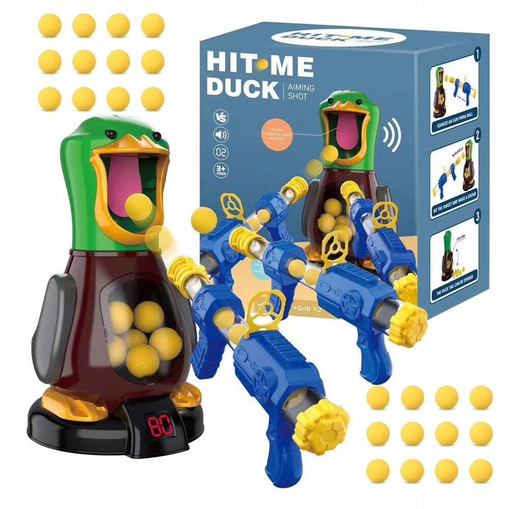 Стрельба по мишеням Hungry Duck, AIG, 2 пистолета
Стрельба по мишеням Hungry Duck, AIG, 2 пистолета