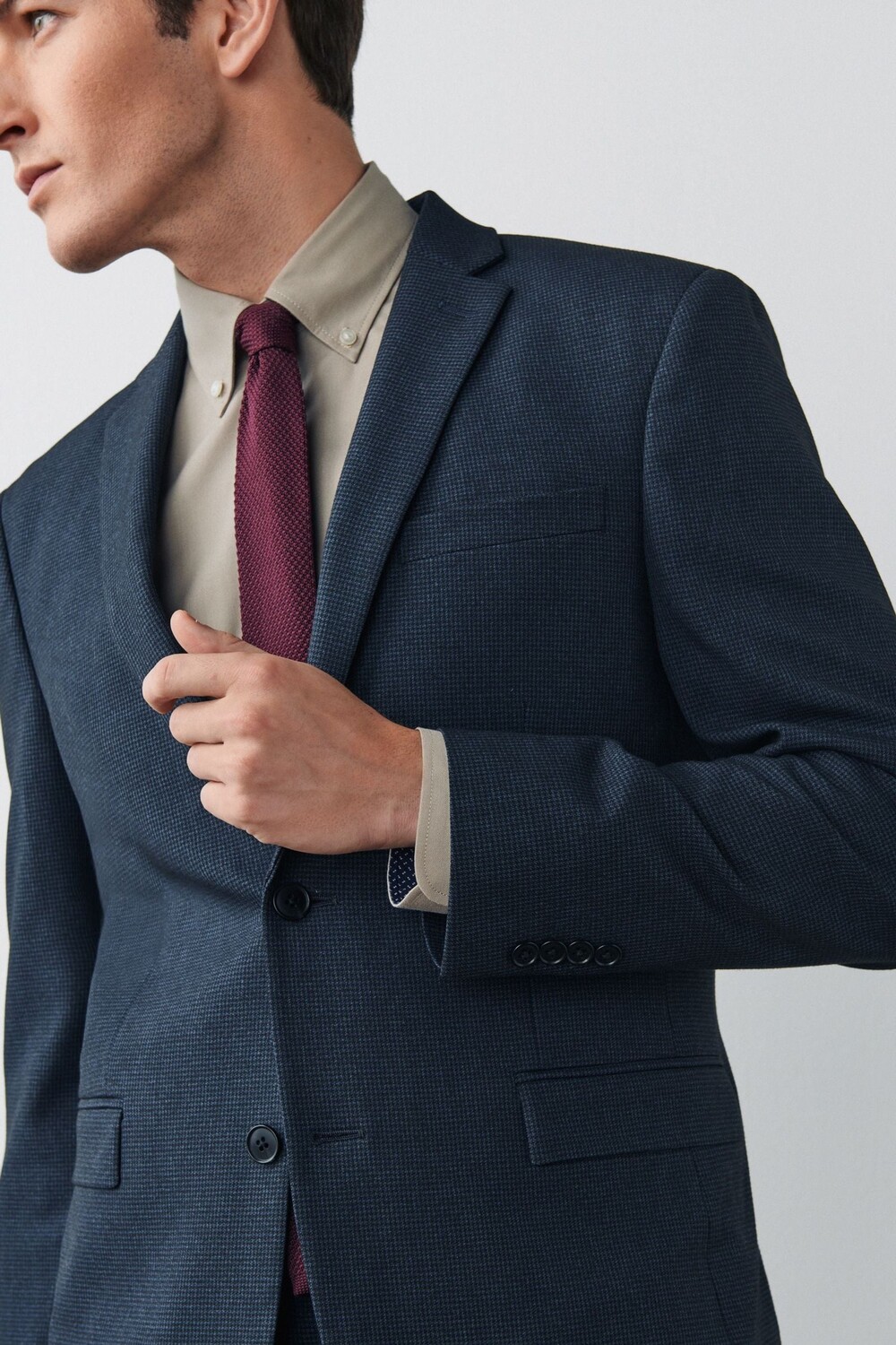 Фактурный эластичный пиджак motion flex Next, синий
Фактурный эластичный пиджак motion flex Next, синий