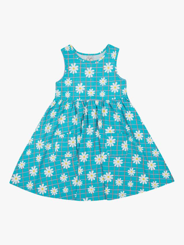 Праздничное платье без рукавов из органического хлопка с цветочным рисунком для детей Frugi, синий
Праздничное платье без рукавов из органического хлопка с цветочным рисунком для детей Frugi, синий