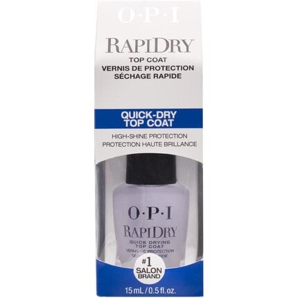 Rapidry Top Coat Быстросохнущий глянцевый лак для ногтей, Opi
Rapidry Top Coat Быстросохнущий глянцевый лак для ногтей, Opi