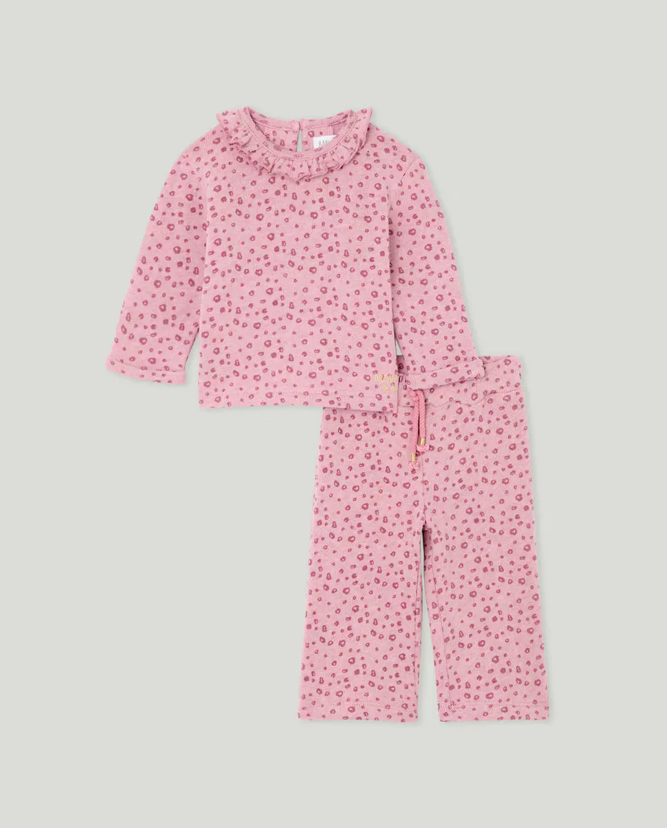 Вязаный комплект из двух предметов для девочки Baby El Corte Inglés, цвет 282 Malva
Вязаный комплект из двух предметов для девочки Baby El Corte Inglés, цвет 282 Malva