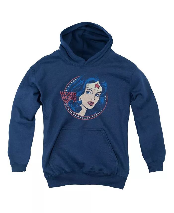 Толстовка с капюшоном для мальчиков Youth Wonder Woman75 Starburst Portrait Pull Over Hoodie / Толстовка с капюшоном DC Comics, синий
Толстовка с капюшоном для мальчиков Youth Wonder Woman75 Starburst Portrait Pull Over Hoodie / Толстовка с капюшоном DC Comics, синий